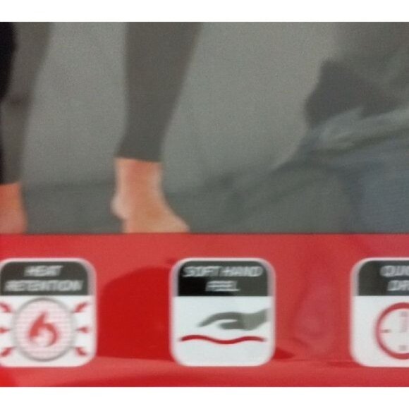 Mens Size L 2 Pack Base Layer Pants Black Quick Dry Heat Retention Anti-Odor NEW - Picture 5 of 11